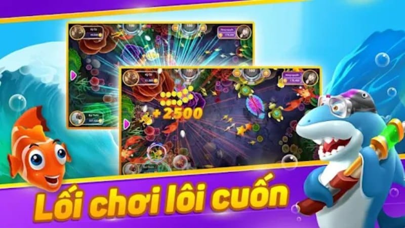 ban ca 2d doi thuong 1 Game bắn cá 2D hấp dẫn và sôi động